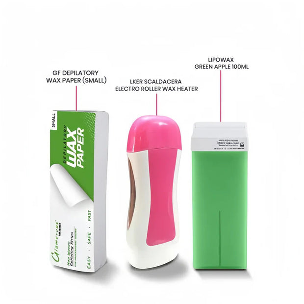 Depilatory Wax Warmer Roller – Painless Hair Removal at Home